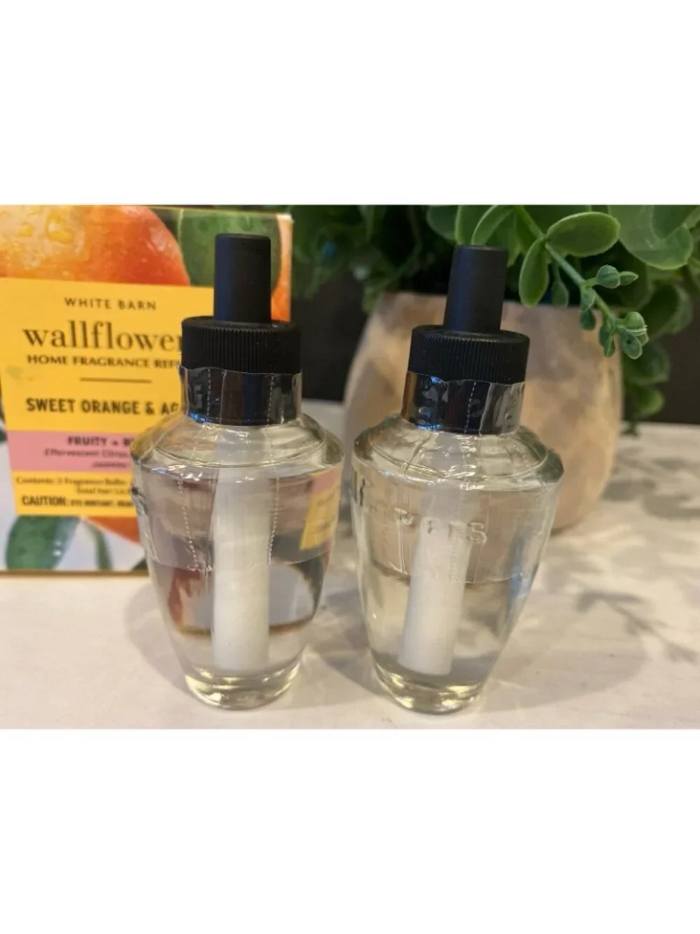“Sweet Orange & Agave” Bath & Body Works 2 New Wallflower Refills
